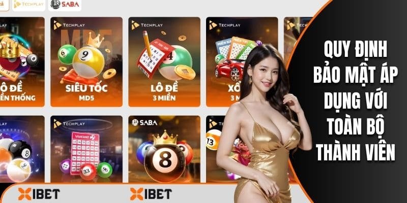 Quy định bảo mật áp dụng với toàn bộ thành viên